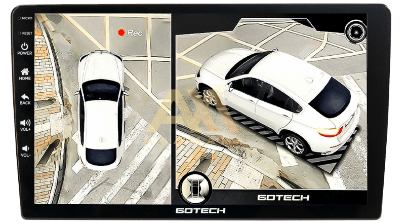 Màn hình 4 mắt camera 360 - Gotech GT360