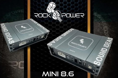 DSP Rockpower MINI 8.6 | 8 kênh xử lý, 6 kênh khuếch đại