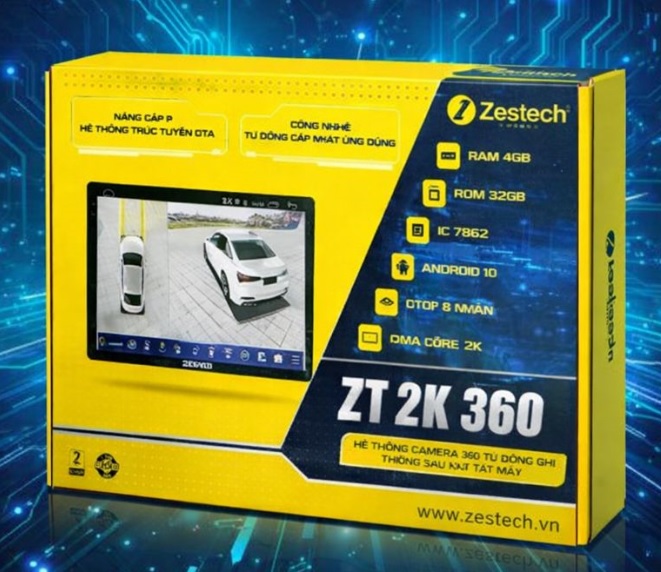 Màn hình Android ô tô Zestech ZT 2K 360 bản base