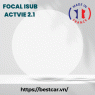 Loa sub điện 8 inch Focal ISUB ACTIVE 2.1 siêu mỏng tích hợp ampli sẵn 2 kênh