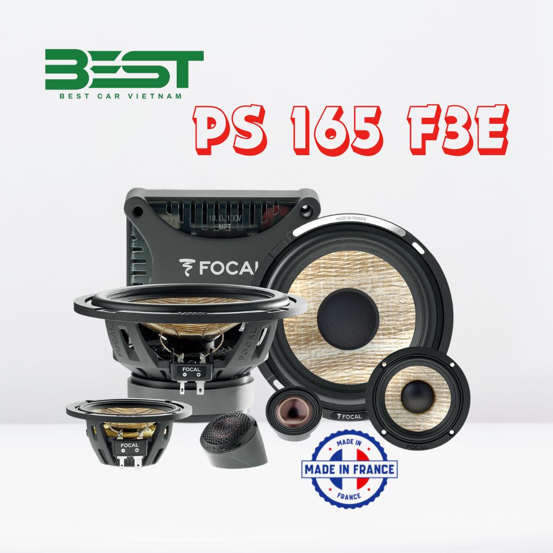 Bộ loa 3 đường tiếng Focal PS 165 F3E |2 Woofer - 2 Mid - 2 Tweeter - 2 phân tần